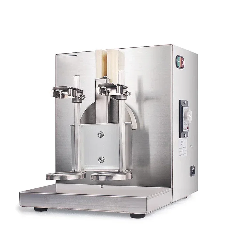 เครื่องปั่นถ้วยสองหัว220V ไฟฟ้าเครื่องปั่นชานมถ้วยไวน์เครื่องปั่นถ้วยหิมะ