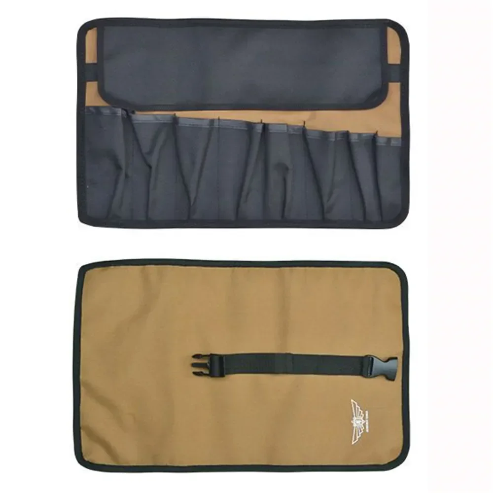 Portable Collapsible Bag Tool Bag Oxford Cloth Wrench Tool Roll Wrench Hammer Camping Pocket Tool Storage Bag Item Storage