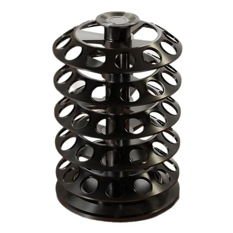 AB11-Coffee Capsule Holder For Nesp Vertuoline, Cafe Pods Storage Organizer Stand 360° Rotation Holds 60 Pods Capacity