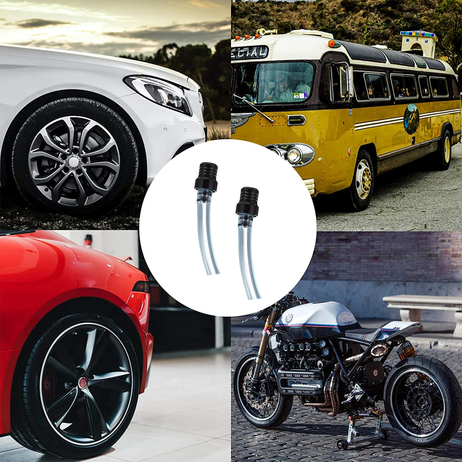 

Aluminum Alloy Gas Cap Vent Tube Fuel Tank Hose for Motorcycle ATV Durability Practicality Easy Installation Off-road