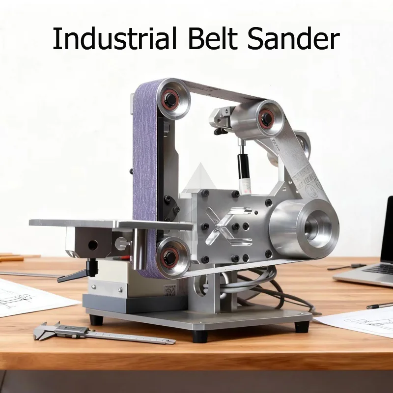 Belt Grinder 915x50mm Belt Sander Machine For Metal Wood Grinding Polishing Adjustable Table