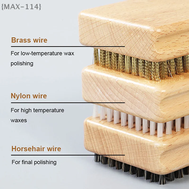 【Ja】Ski & Snowboard Maintenance Tool Set - Wax Brushes for Grooming and Finishing, Board Care Accessories