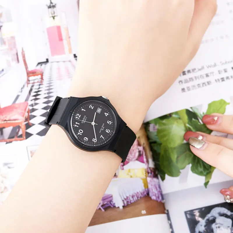 ساعات كاسيو مان ساعات كوارتز مقاومة للماء للطلاب والأطفال