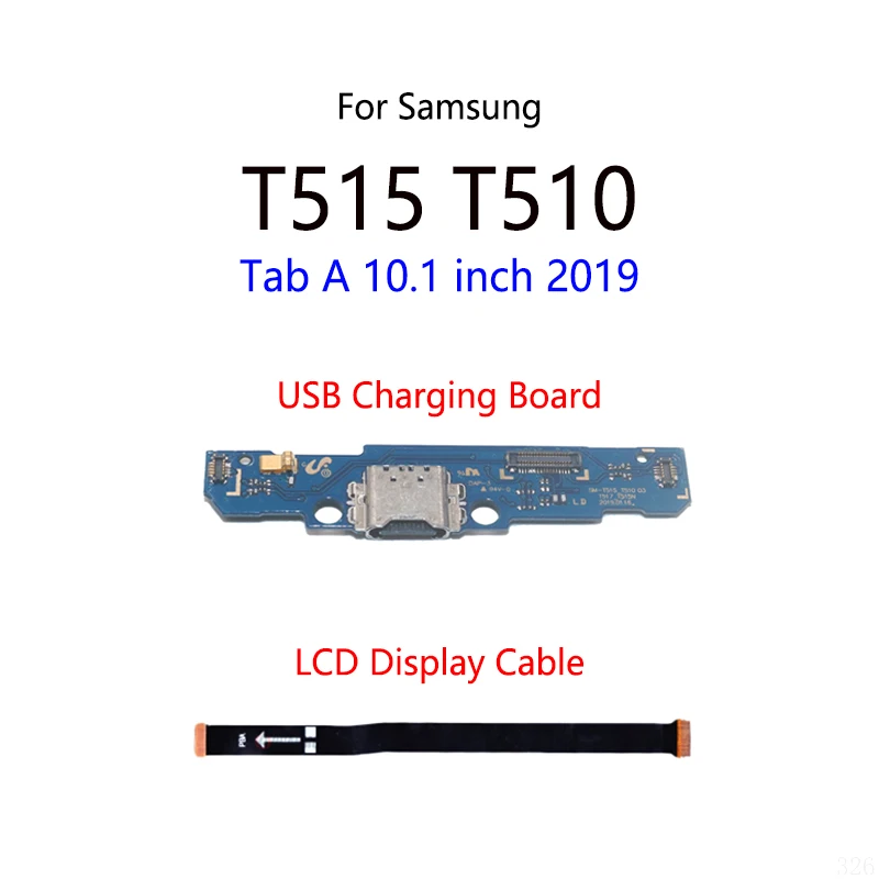 USB Charge Dock Port Jack Connector LCD Display Flex Cable For Samsung Galaxy Tab A 10.1\