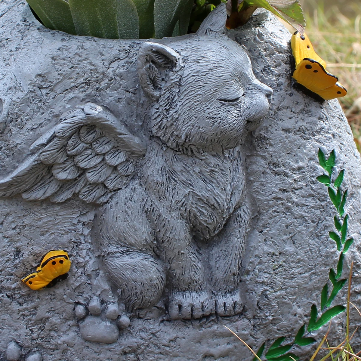 1 تذكار زهور القطط، تذكار فقدان القطط، جرة رماد القطط، مناسبة لمحبي القطط #3