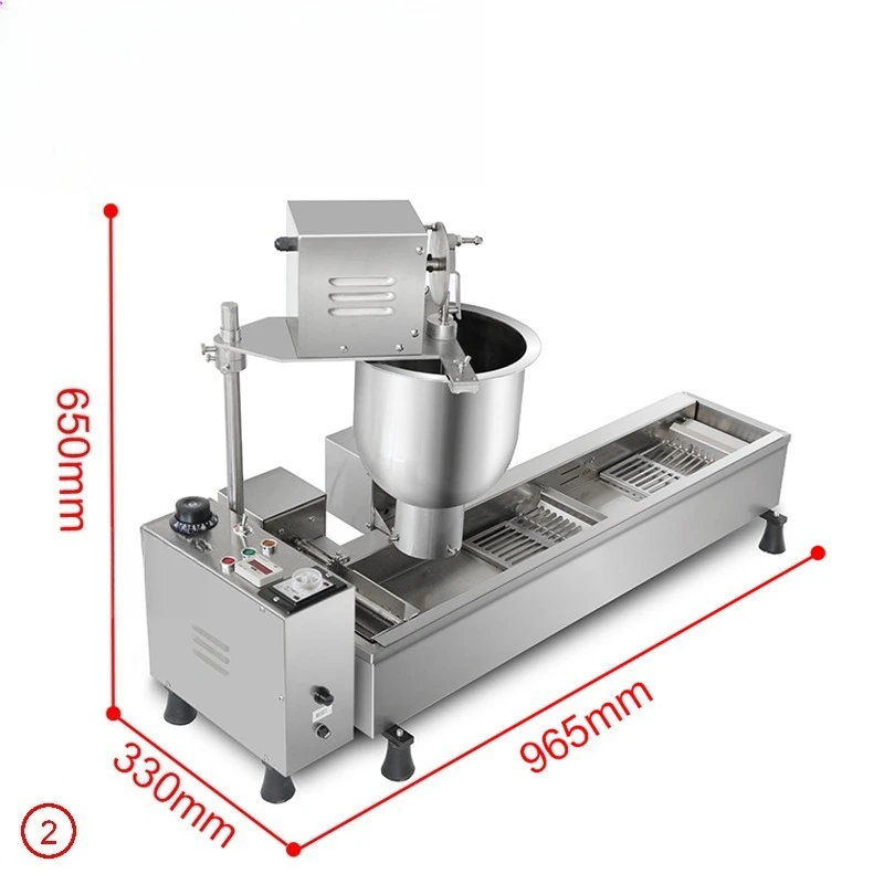 Electric Donut Machine with Deep Fryer Doughnut Making Machine - view 3