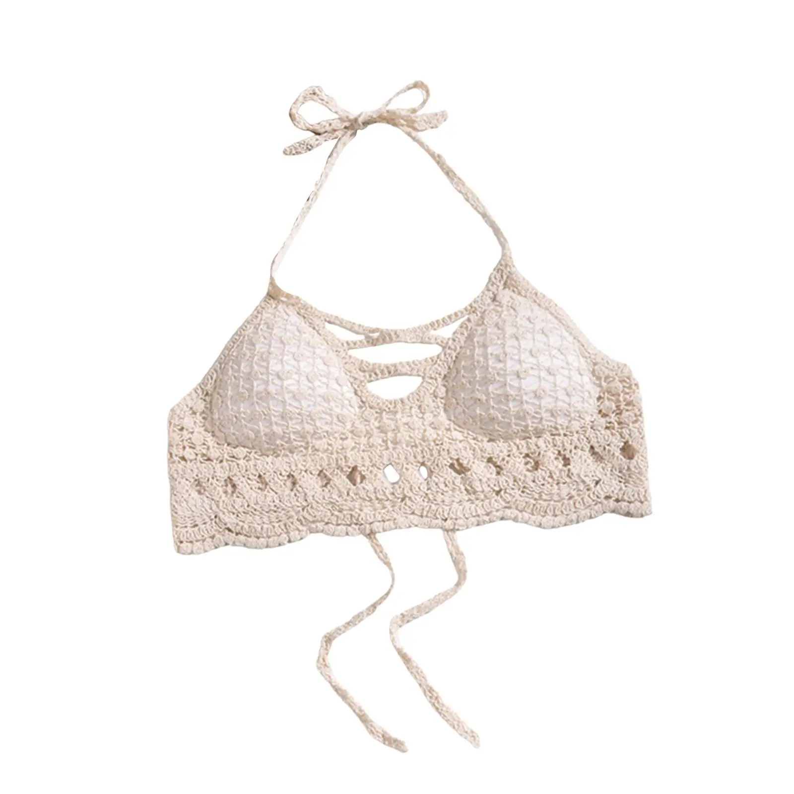 

Beach Crochet Bra Stylish Beachwear for Club Parties Beach Water Activities