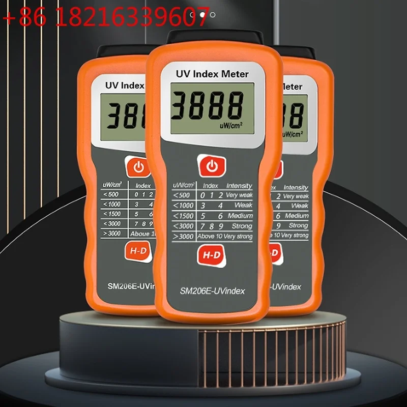 YAO UV Index Meter Portable Digtial Ultraviolet Radiation Blocking Performance Detector Irradiation Intensity of UVA+UVB In Sunl