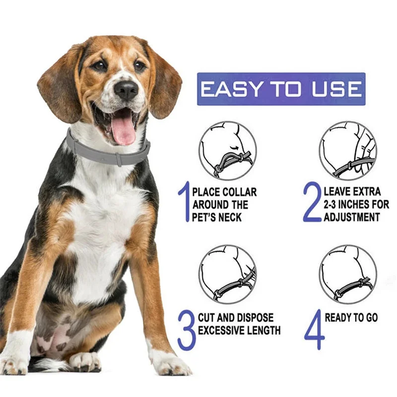 News 38/70CM Cats Dogs Calming Pheromone Collars, Pets Comfortable Adjustable Collar for Puppy Kitten Large Dog Accessories gallery 1