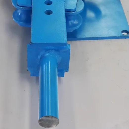 Manual bending machine Small square aluminum iron pipe one-time forming hydraulic pipe bender 5