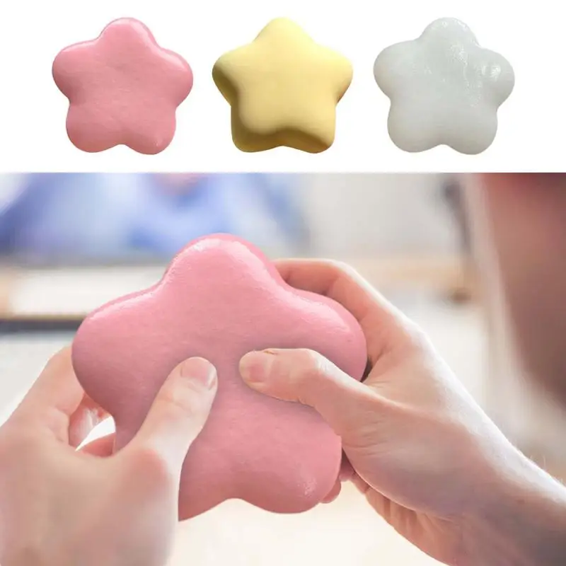 Slow Rising Squeeze Toys, Star-Shaped, souligné, Squeeze Fidget Toy, Cute Hand Squeeze Toys for Charleroi Eing Toy