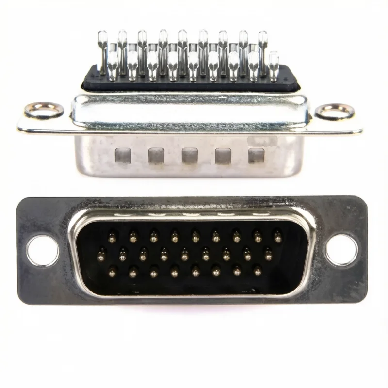 5pcs DB26 26 Pin HDB26 Male Female 3 Rows Solder Type D-Sub Connector Socket Adapter