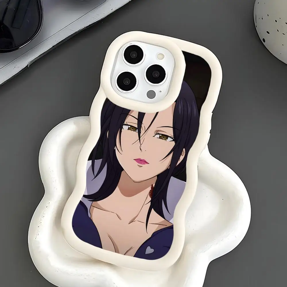 Seven Deadly Sins Merlin Phone Case for iPhone 18 17 16 15 14 13 12 11 Air Pro Max Plus White Soft TPU Wavy Edge Cover - view 4