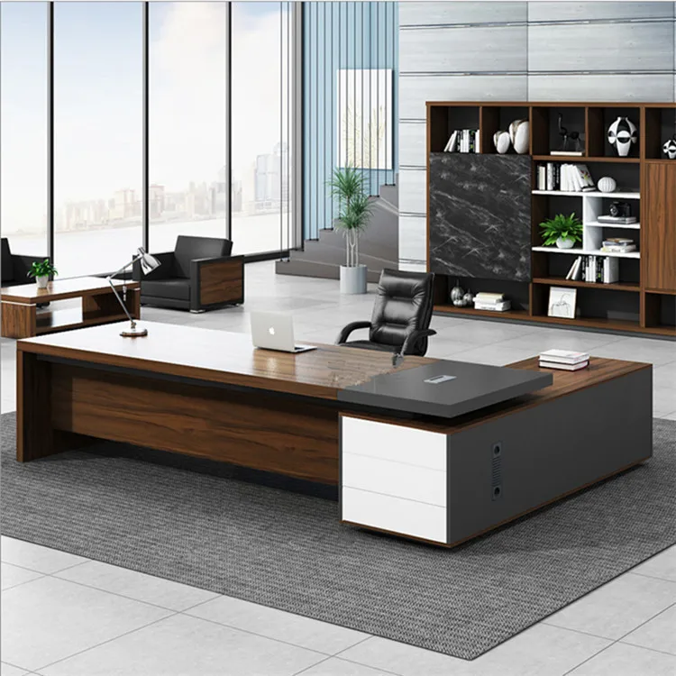 

Офисный стол Boss, простой современный классный стол, комбинация стола и стула для общей менеджера