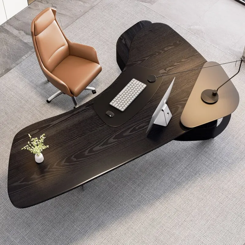 CX solid wood boss table, modern simplicity, light luxury and high-end desk