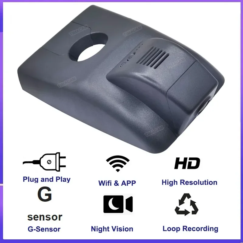 4K 2160P Wifi Front and Rear Car DVR For Toyota Rav4 LE XLE XA50 Wildlander Camry Highlander CHR Sienna Corolla IZOA Alphard DVR