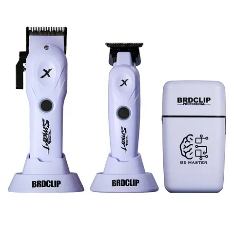 BRDCLIP 108 109 609 púrpura barbero profesional 8800RPM 4500mAh cortadora de pelo 10000RPM salón Afeitadora eléctrica 7700RPM cortadora de pelo