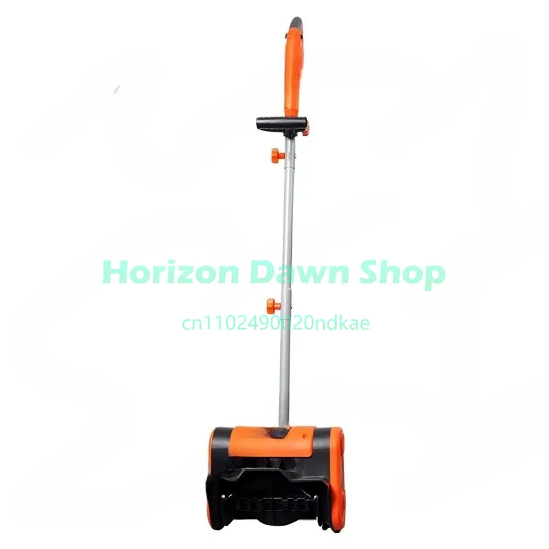 Electric snow plow  removal machine Household hand push small winter clearing and snow shoveling tool