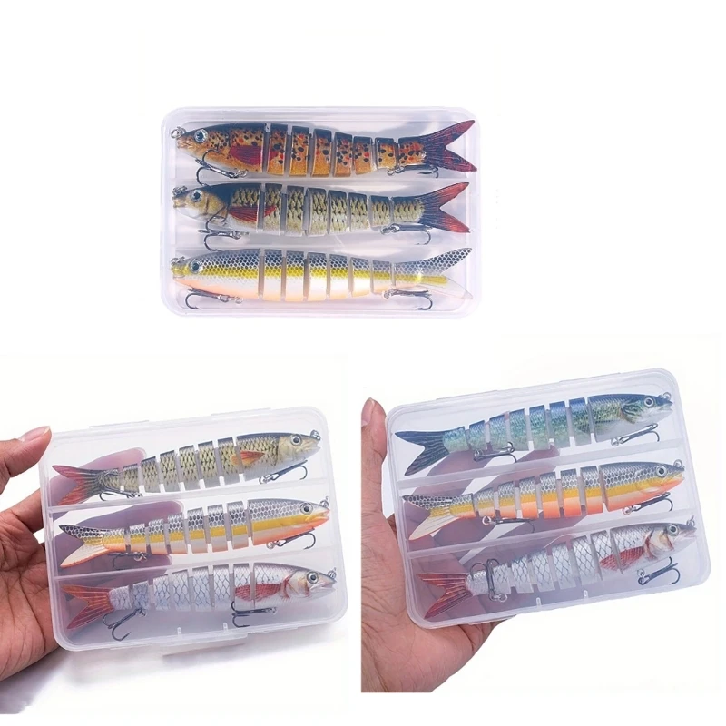 

Fishing Lures Multiple Sections Baits Fishhooks Saltwater 3D Artificial Fishing Lures Swimbait Wobblers Fishing DropShipping