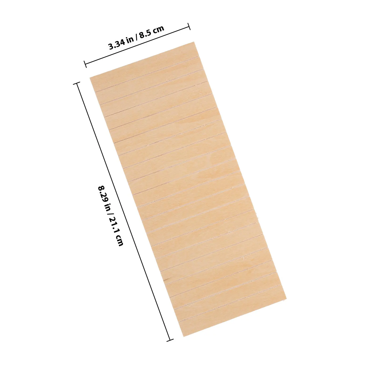 Mini Skirting Board Miniature Plywood Wall Decor for Mini Houses Garden Scene Models Stylish Realistic Interior Detail Ornament