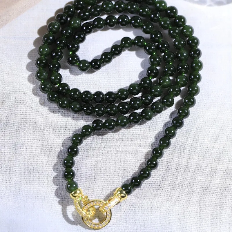 Hetian Green Jade Bracelet Is Fashionable And Versatile Women