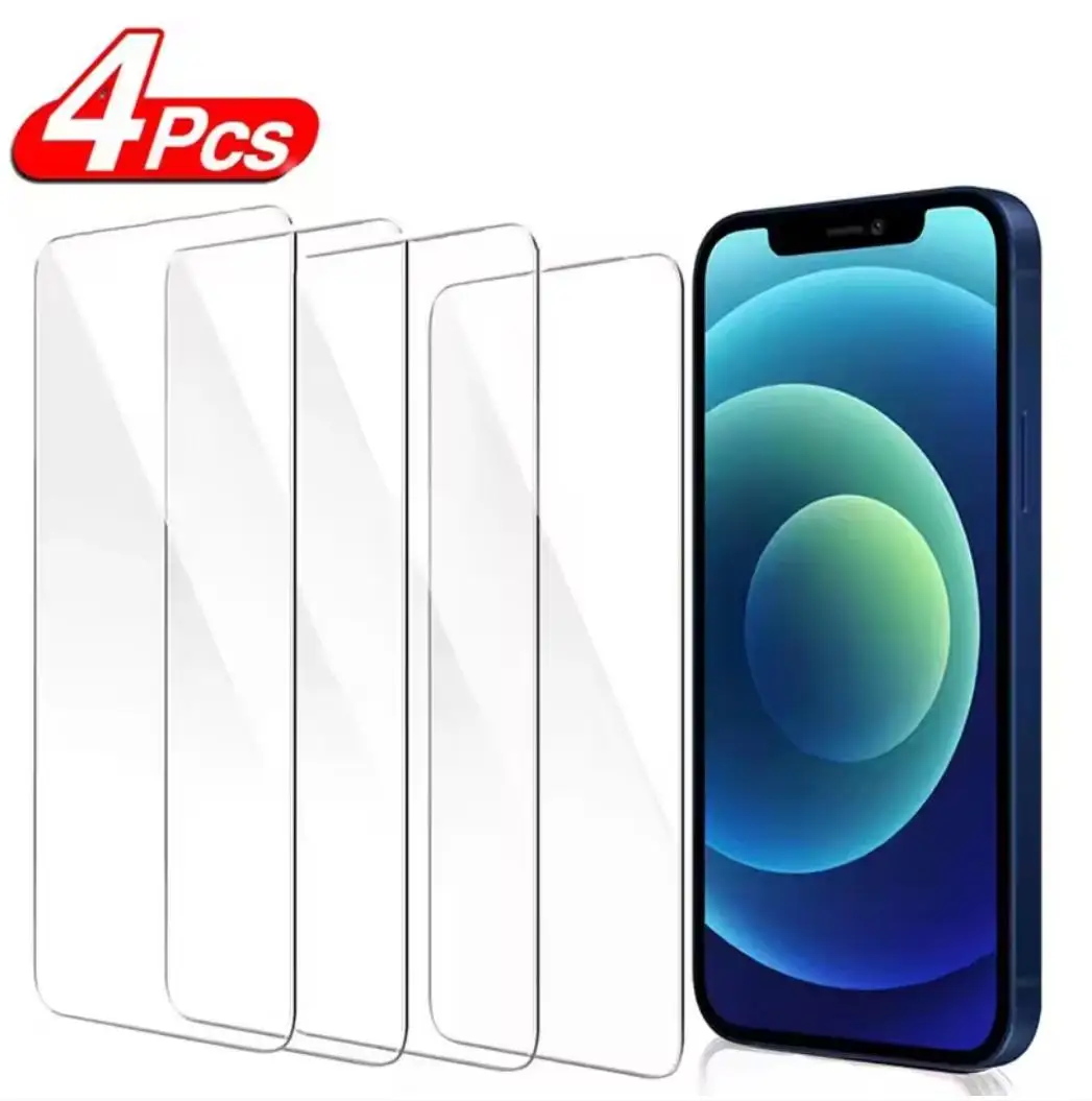 8-3 Tempered glass screen protectors (1-5 pieces) for Redmi Note 15, 14, 13 Pro, 13c, 12, 12r, 12s, 12 Lite, 11 Pro, 11s, 10 Pr