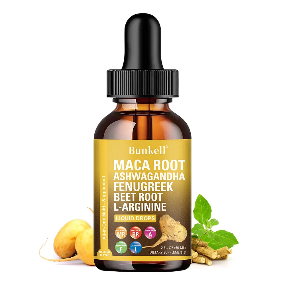 Gotas líquidas de raíz de maca África del Sur Sleepiness Líquido de escarabajo greggo multivitamina 60ML, inmunidad, soporte de vitalidad