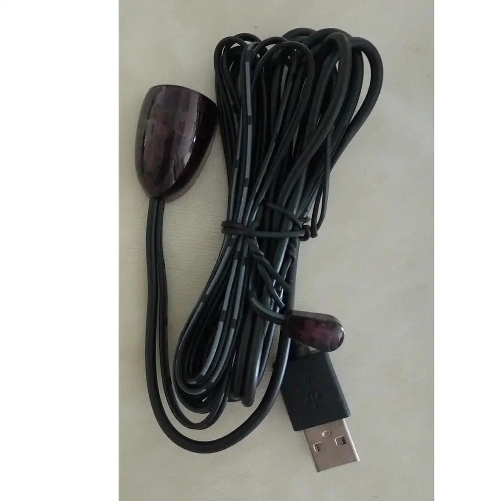 USB Infrared IR Remote Extender 2 Channel Receiver Transmitter Kit for Stereo Receiver and DVD Player