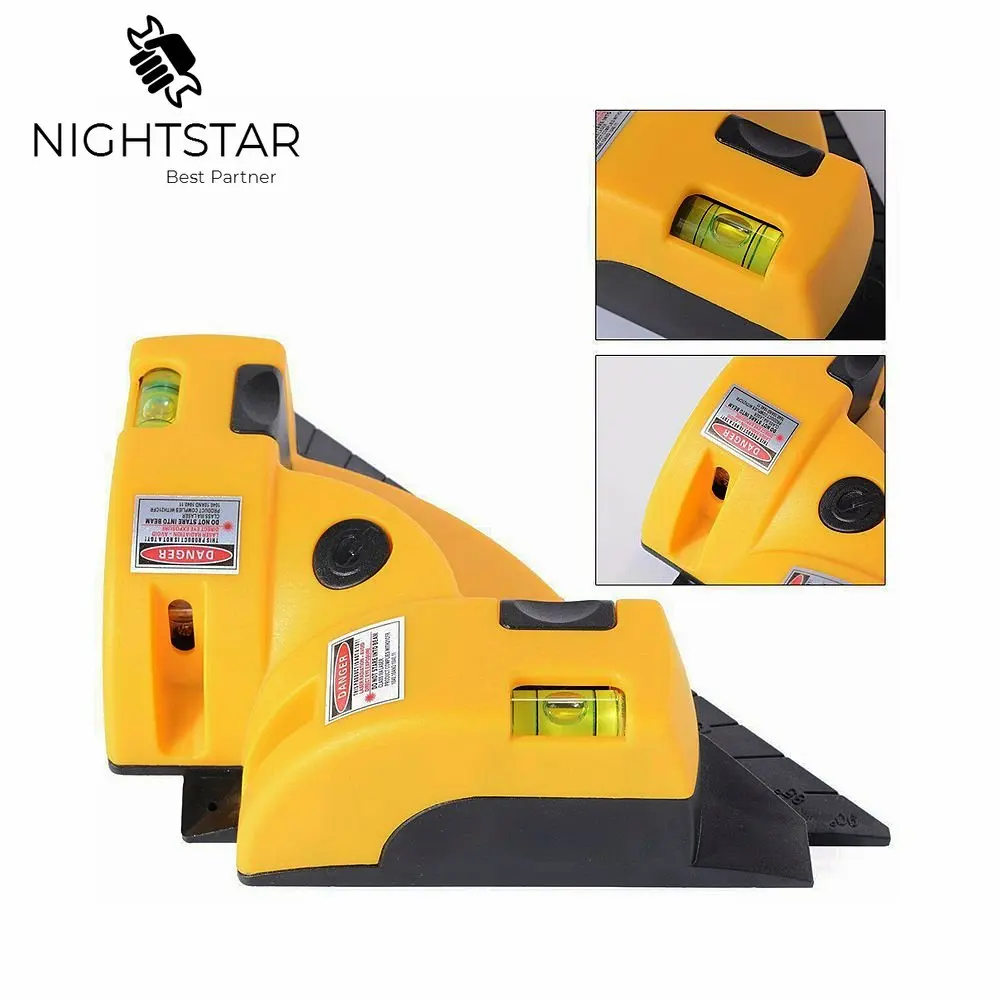 Ângulo Direito 90 Graus Quadrado Nível de Laser Ferramenta de Medição a Laser Ferramenta de Medição a Laser Nível de Alta Qualidade