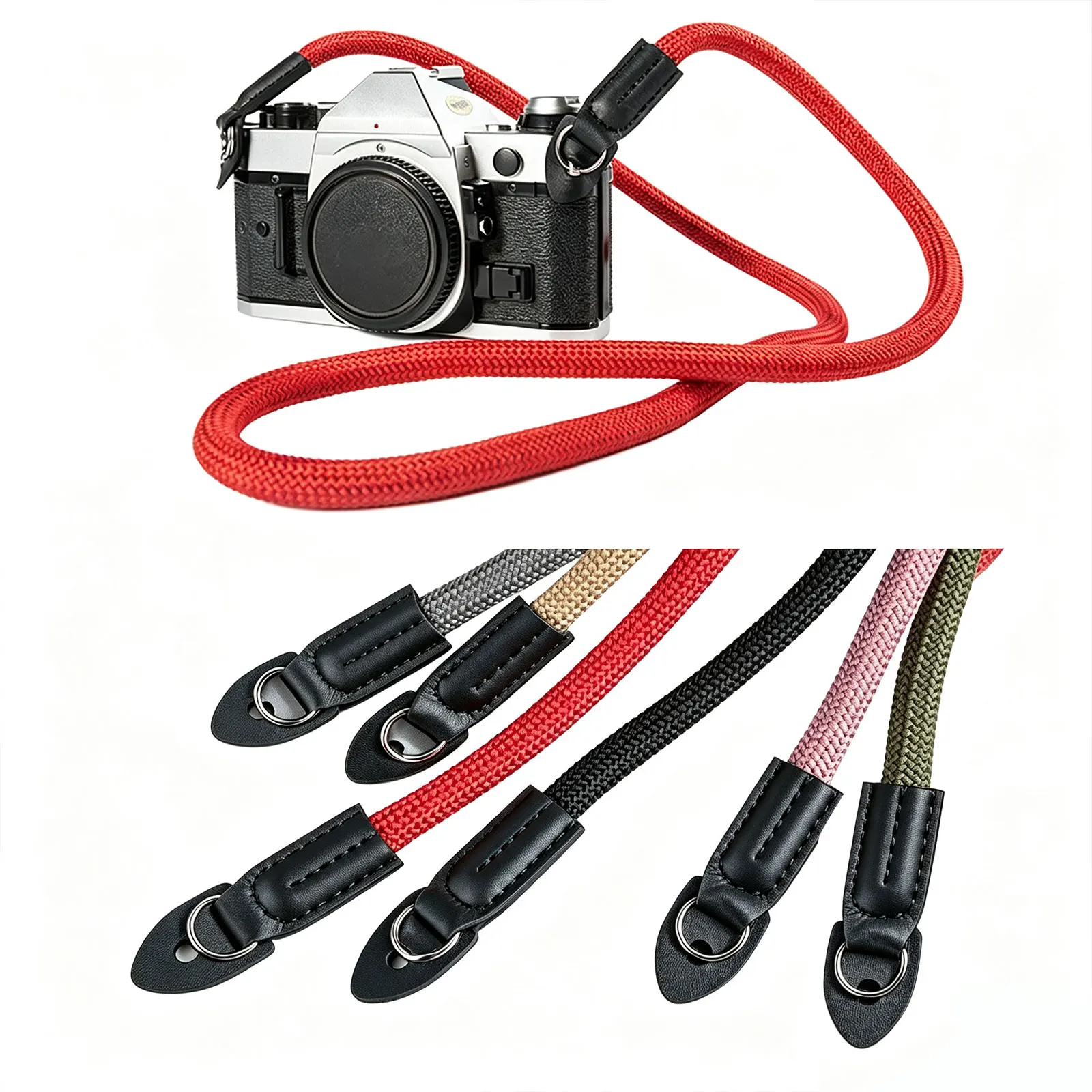 Nylon Camera Neck Strap Quick Release Wrist Belt for GoPro/ for Nikon DSLR Camera Rope Reflex Camera Shoulder Strap Accessories
