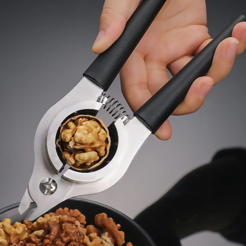 Thickened Stainless Steel Walnut Clip, Multi-Functional, New Melon Seed, Hazelnut Shell Opener, Pecan Clip, Nut Sheller, Home