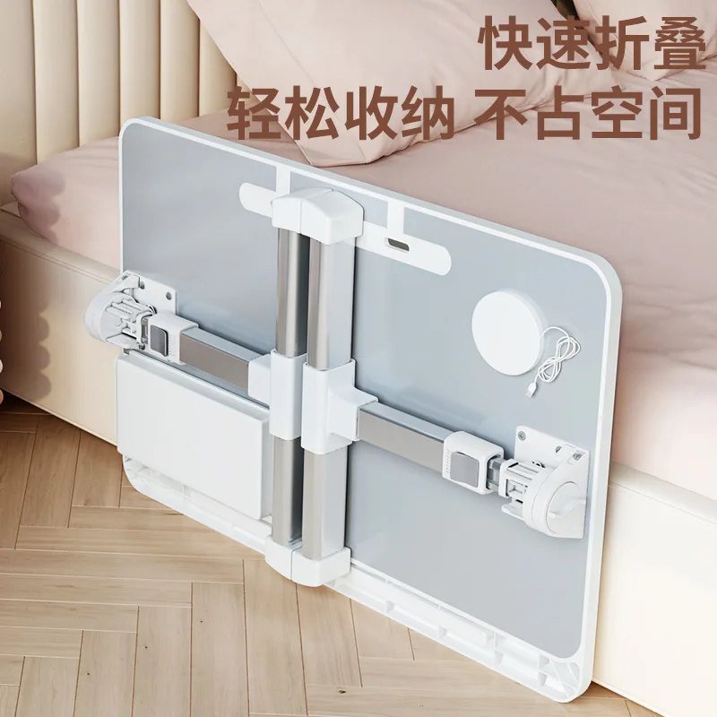 Foldable adjustable bed, small table for home use, study desk, minimalist bedroom, computer, bay window, dormitory, student desk