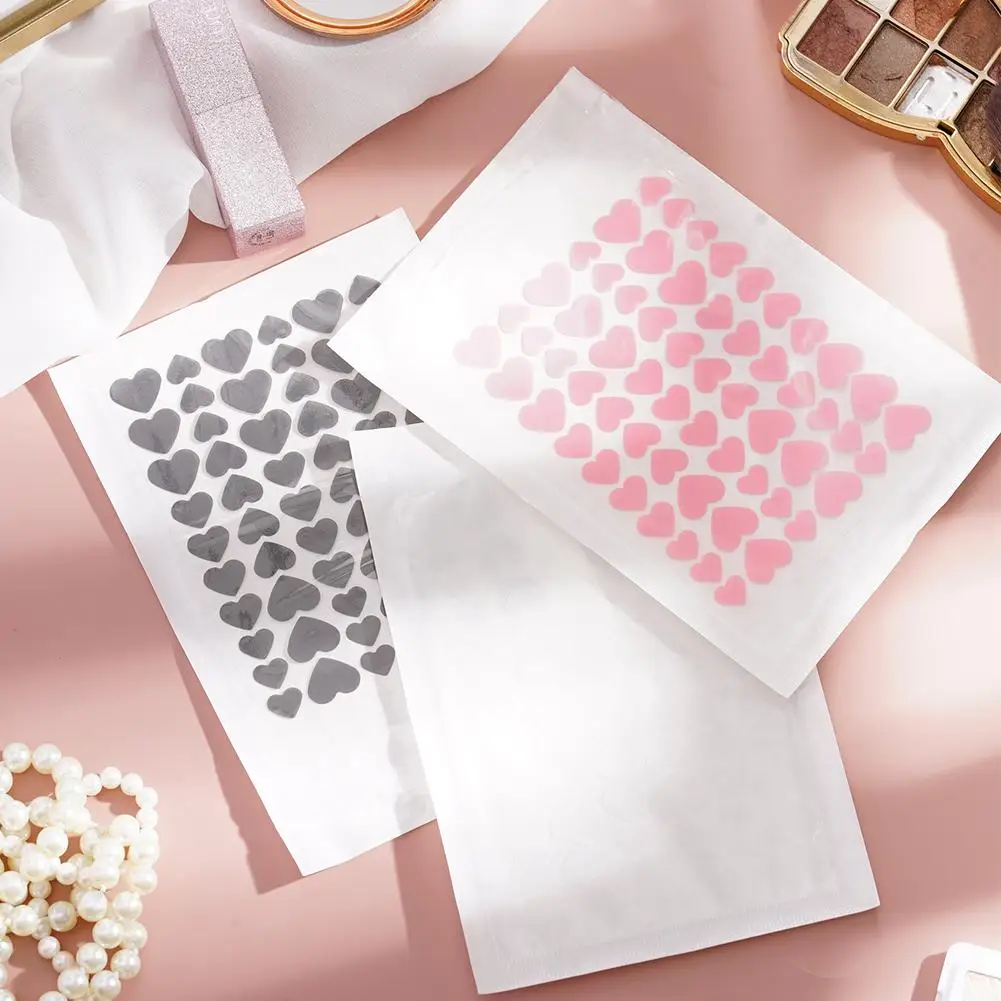 60 قطعة ملونة بولي ايثيلين على شكل قلب حب الشباب ملصق غير مرئية حب الشباب غطاء إزالة بثرة التصحيح الوجه بقعة غطاء أداة العناية بالبشرة المكياج #5