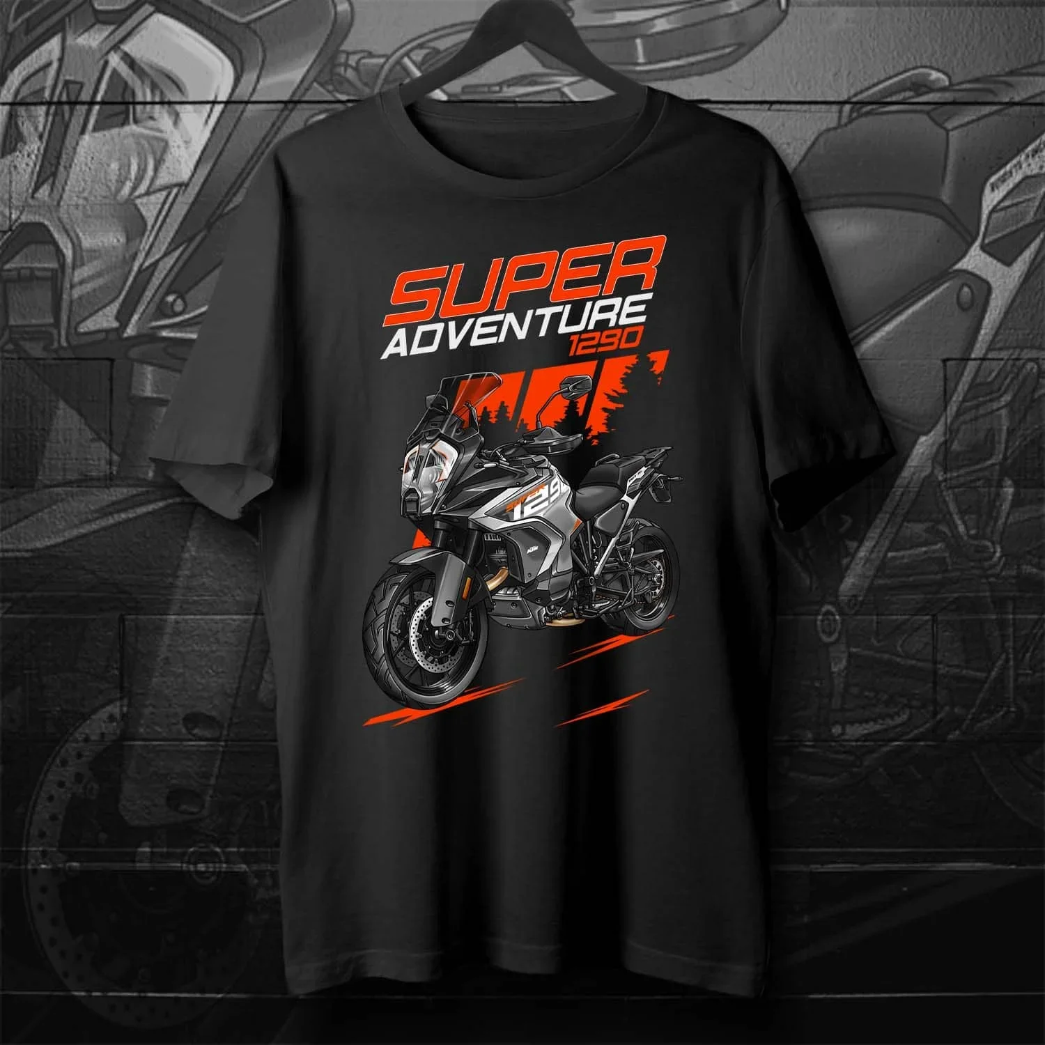 2021-2023 Models Austrian 1290 Super Adventure Motorcycle T-Shirt 100% Cotton O-Neck Short Sleeve Casual Mens T-shirt Streetwear