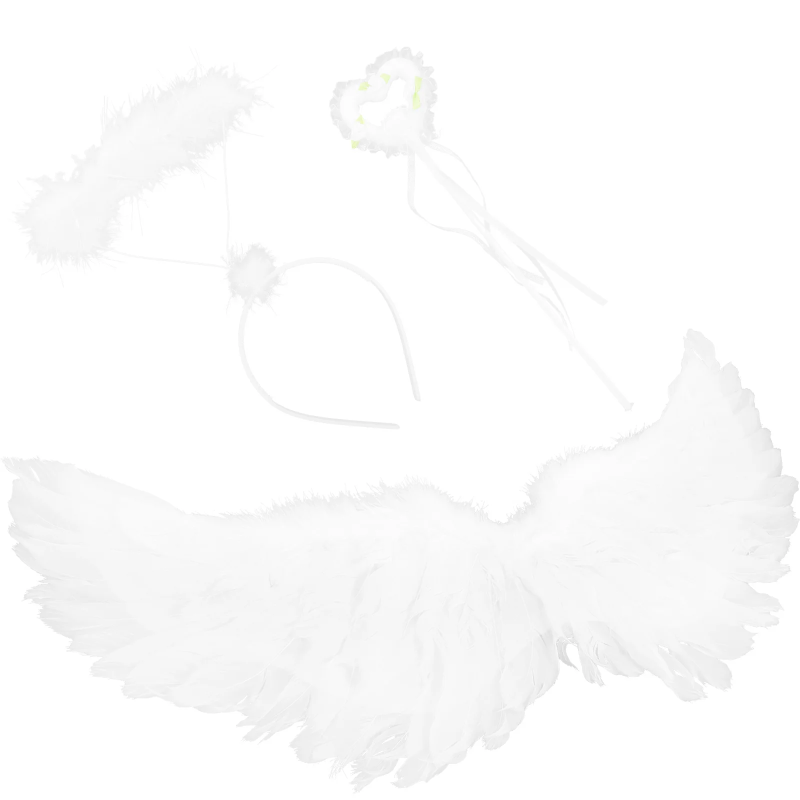 

1 set 1 Set Angel Wing For Wing Prop Fairy Wand Headband Costume Accessories Fairy Party Supplies Cosplay Decor