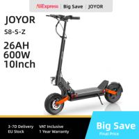 Joyor S8-S-Z Electric Scooter with Turn Signal 600W*2 Motor 48V 26Ah Battery 10-inch Tire 55km/h Max Speed Dual Hydraulic Brakes