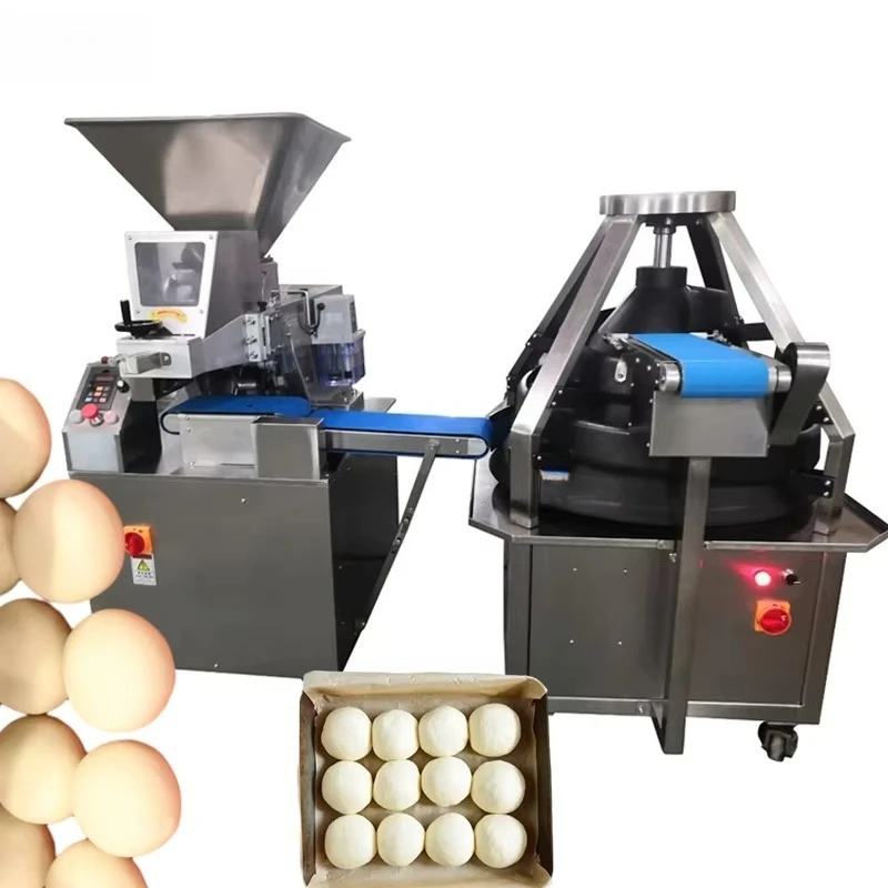 Commercial Bakery Conical Dough Rounding Machine Automatic Dough Divider Rounder for Multi-type Bread Tortilla Pizza Dough