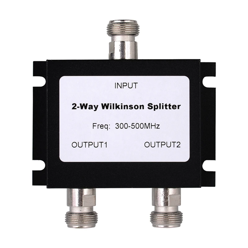 RF Coaxial Splitter 1 To 3 Way Power Splitter 300-500Mhz Signal Booster Divider N Female 50Ohm, Power Splitter