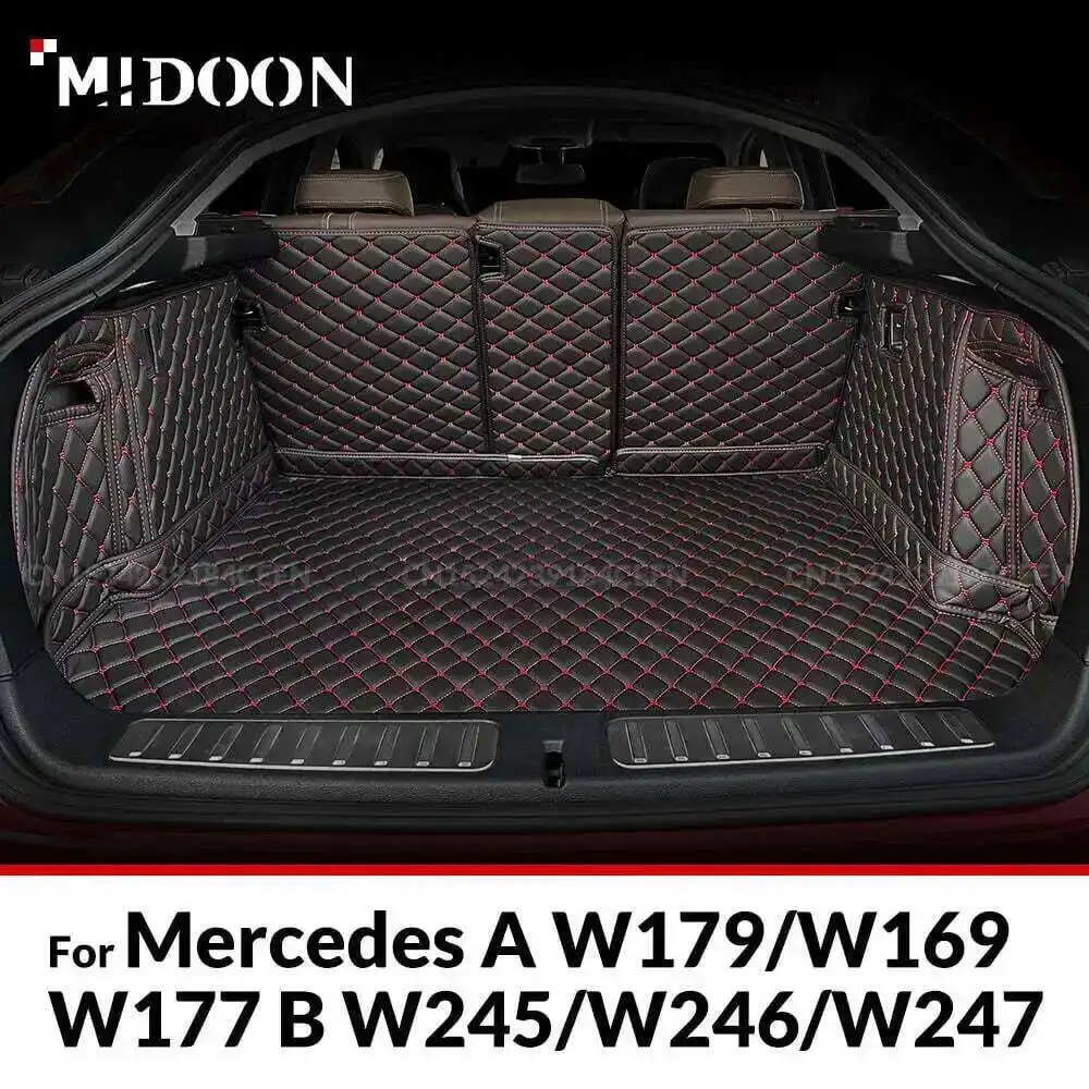 

For Mercedes Benz A Class W176 W169 W177 B class W245 W246 W247 Auto Full Coverage Trunk Mat Car Cargo Liner Accessories