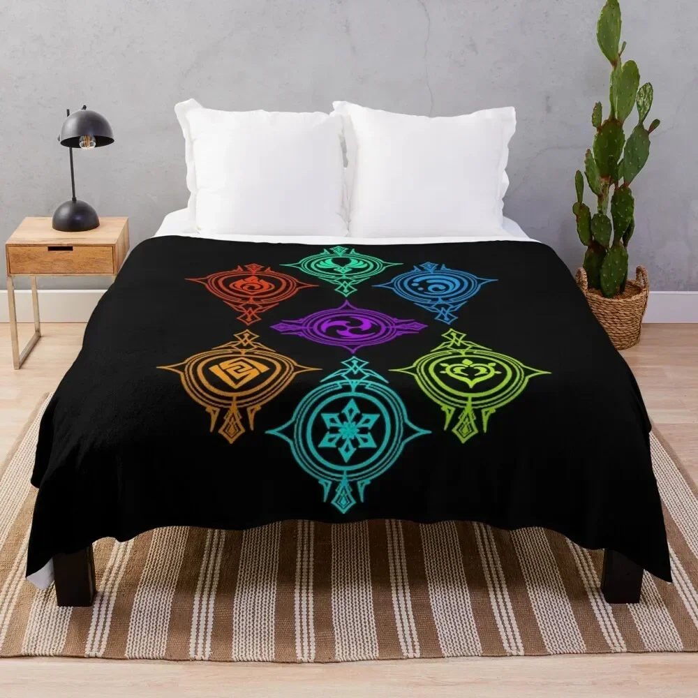 

Elements of World Throw Blanket For Decorative Sofa Summer Beddings Moving christmas decoration Blankets