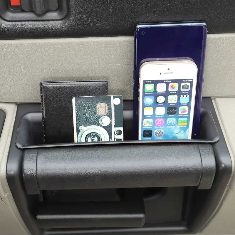 For 2003-2007 Hummer H2 ABS black car multifunctional door armrest storage box mobile phone tray car interior accessories