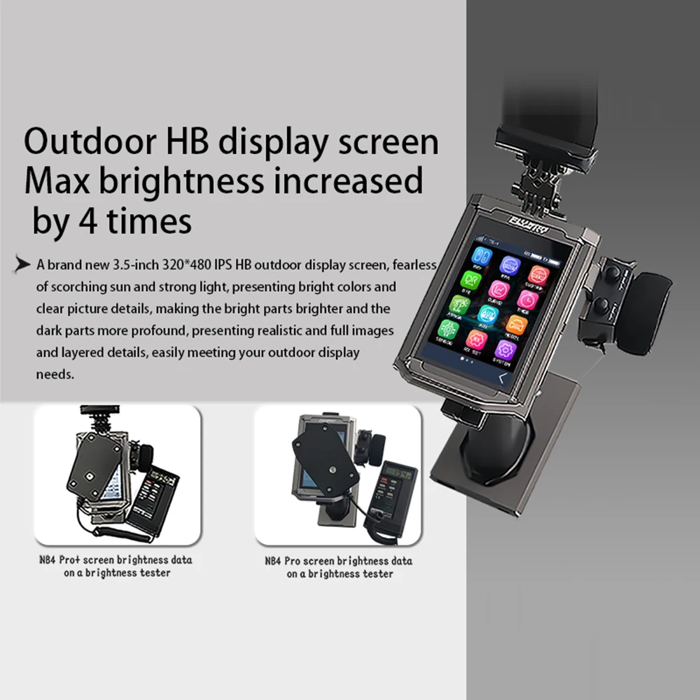 รีโมทคอนโทรล NB4 PRO Noble 2.4G 18CH AFHDS 3 เครื่องส่งสัญญาณวิทยุ หน้าจอสัมผัส 3.5 นิ้ว สำหรับรถบังคับวิทยุ FLYSK