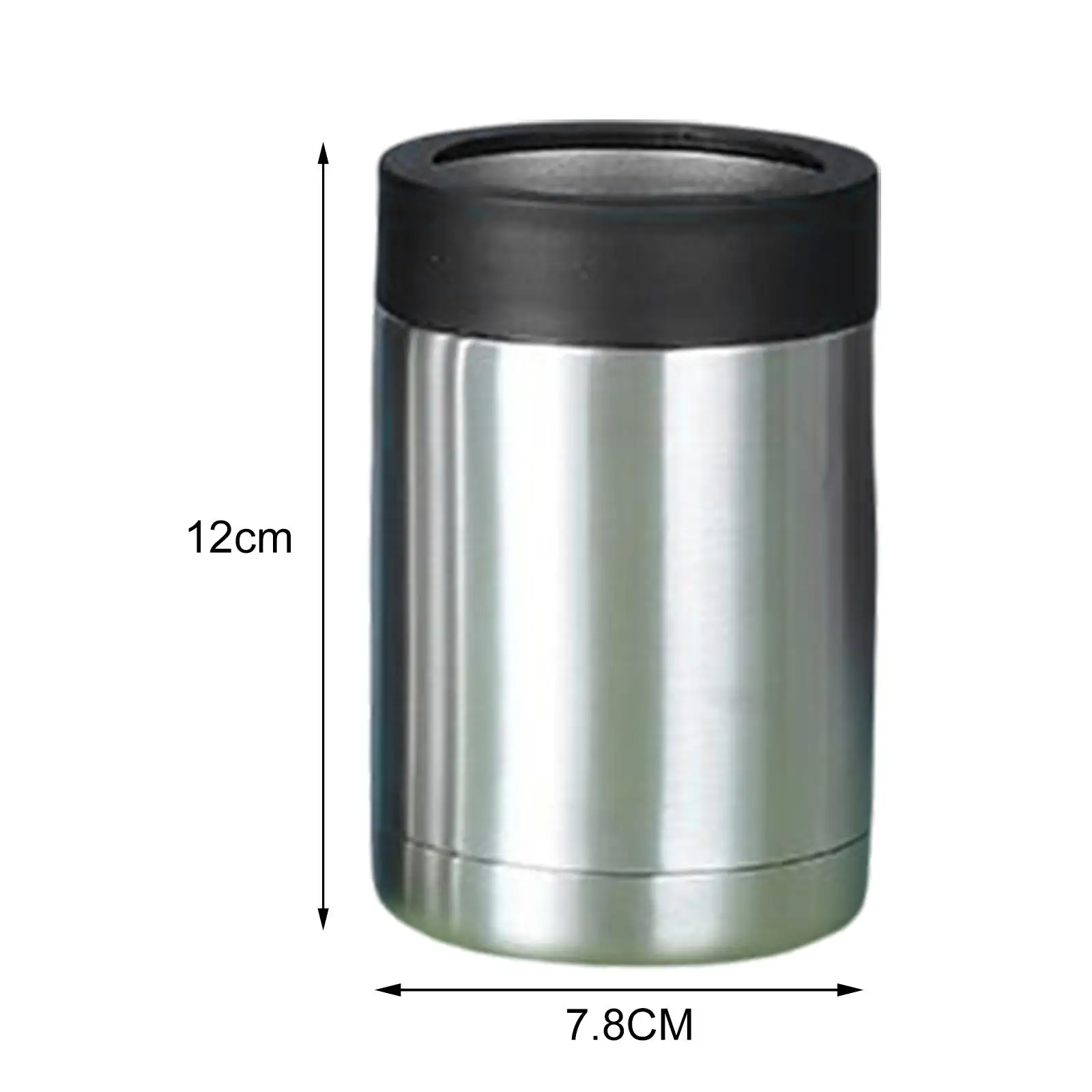 Insulated Can Cool Beverage Sleeve Double Walled Drink Holder for Outdoor