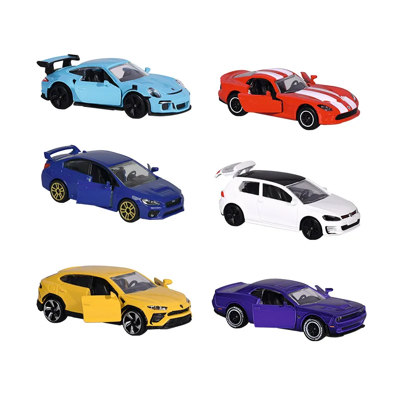 Majorette 3052 Premium 1/64 GOLF GTI GTR A35 DEFENDER GR Supra URUS JAGUAR Diecast car Model Toy Vehicles