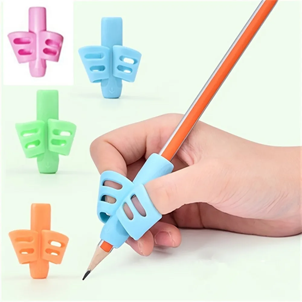 Two fingersr Pen Grips Exercise Writing Pen Writing Correction Posture Student School Supplies