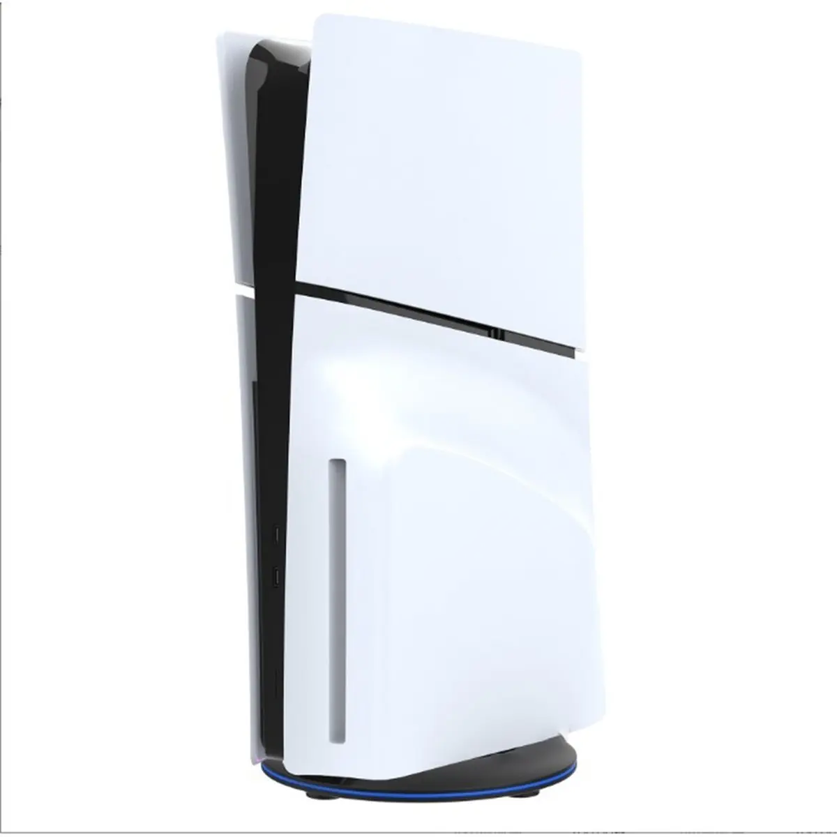 RGB Vertical Cooling Stand for Slim/ Pro Console Anti-Slip Base Bracket Holder Bracket for PS 5 Game Black