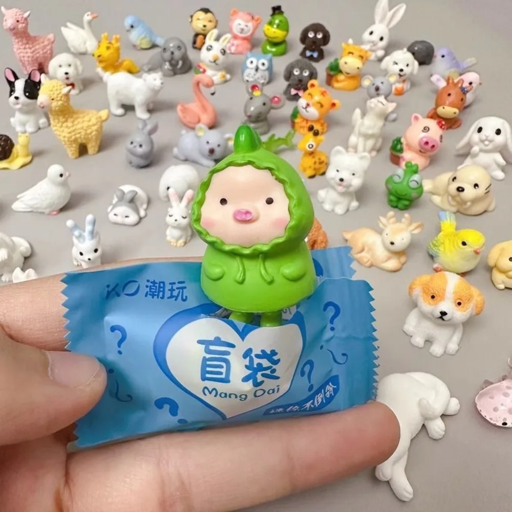 

1/50/100PCS Rabbit Mini Blind Bag Toy​​ Surprise Style Random Blind Box Kawaii Dog Design​​ Simulation Animal