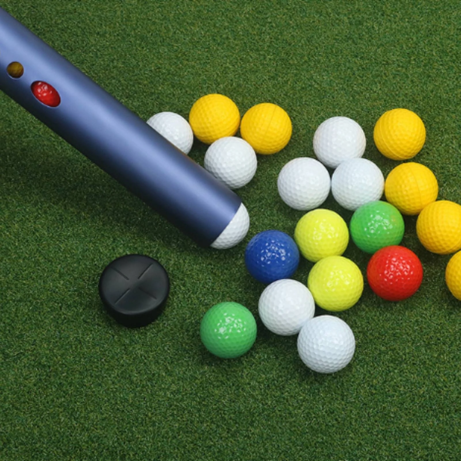 Golf Ball Retriever Tube Detachable Golf Ball Pickup Tube Compact Convenient for Golfers, Practice Range view 6