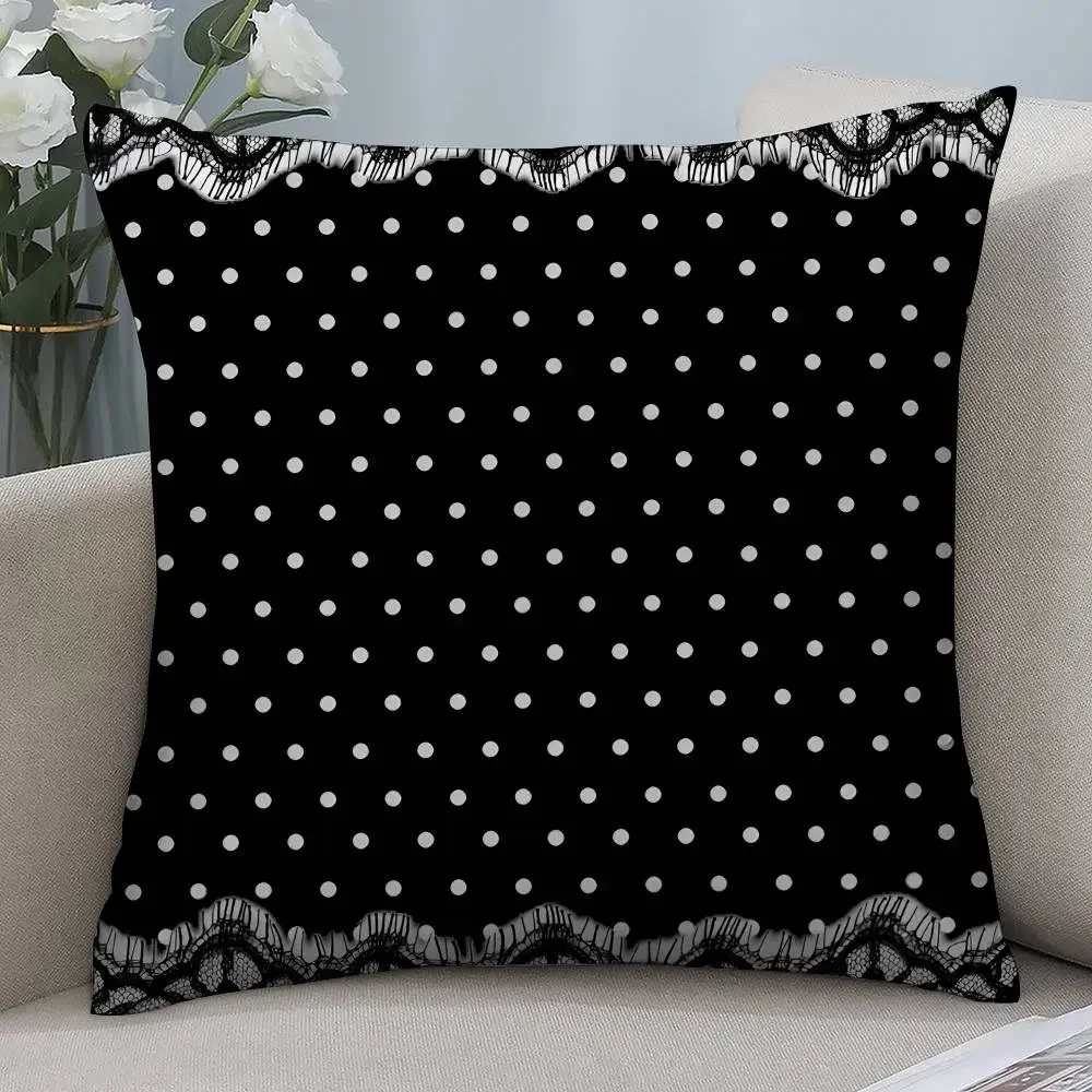 Jirai Kai Style pattern Double-sided Printed pillow cover Short plush Suitable living rooms bedrooms sofas throw cushion cover
