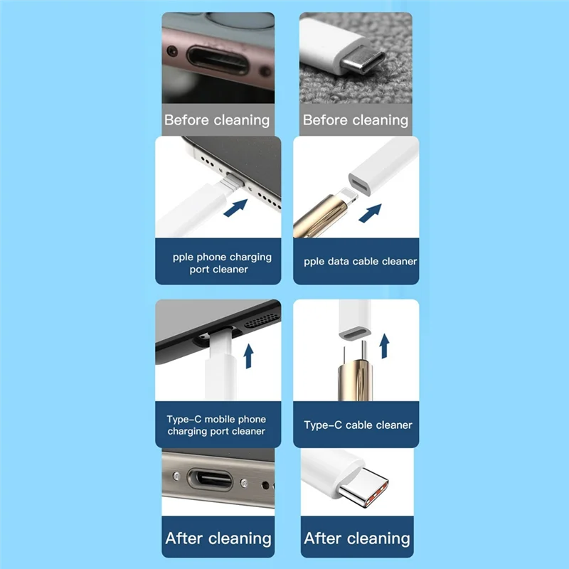 AY14 -32-In-1 Set Alat Pembersih Digital Headphone Kamera Ponsel Multifungsi Sikat Pembersih Keyboard Kit Penghilang Debu